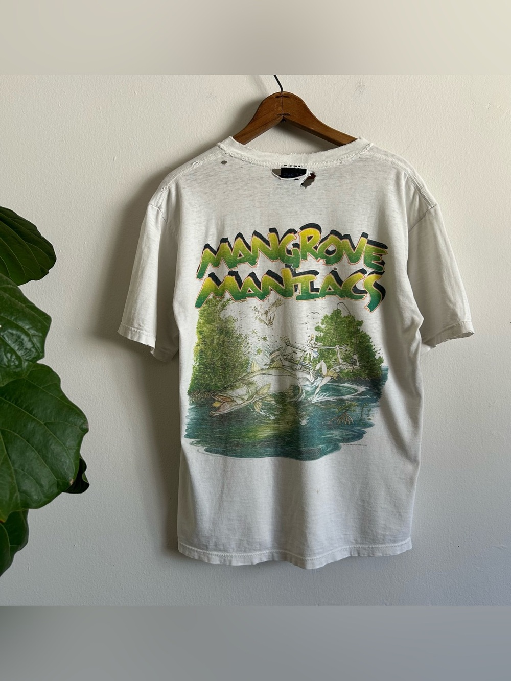 Distressed 90's Fishing Tee
